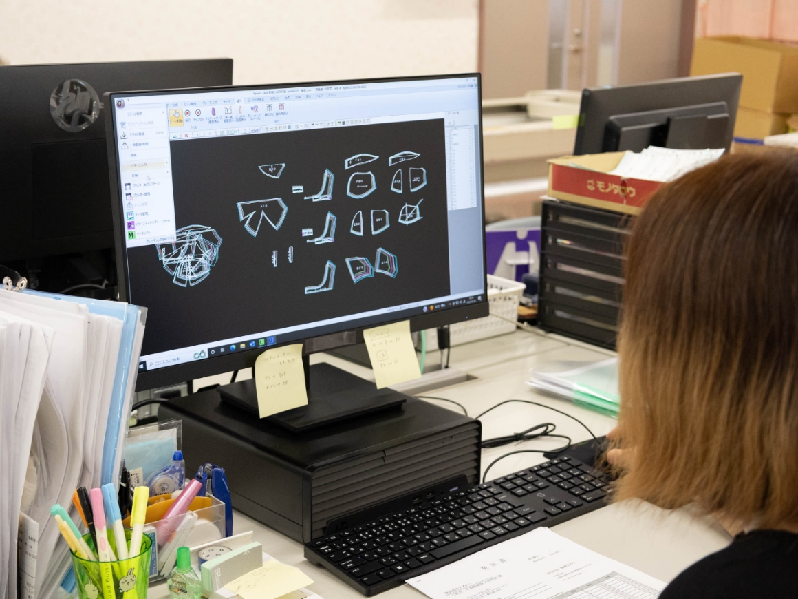 パターンなどの設計図を作成