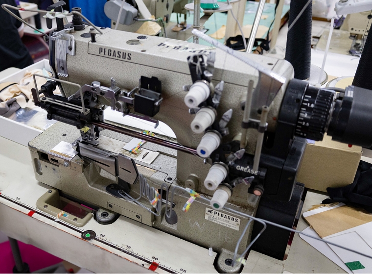 平二本針ミシン（パイピング用）