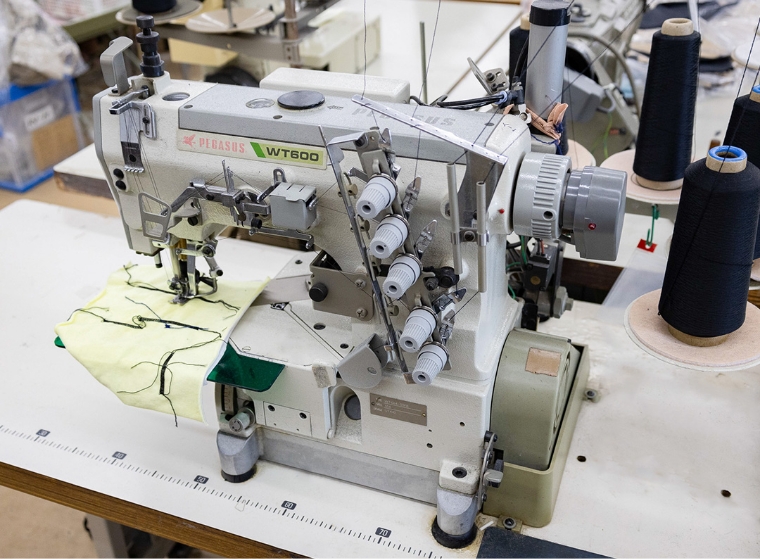 横筒平三本針ミシン