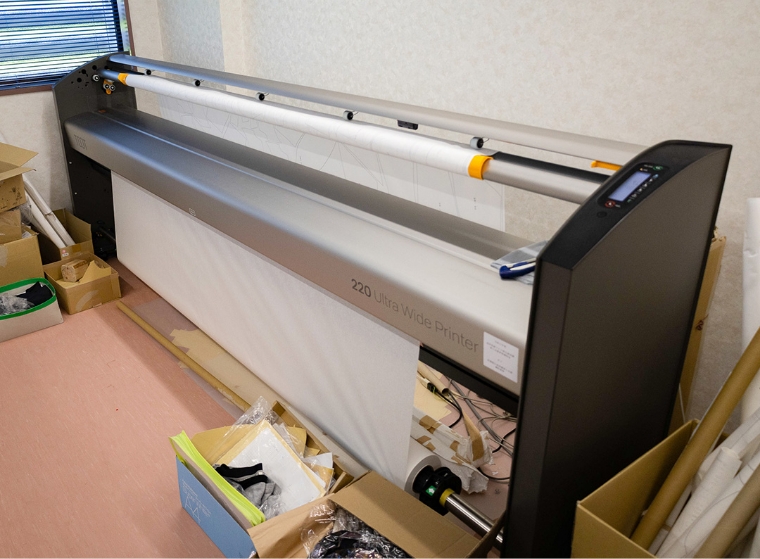 インクジェット型原寸マーカー自動出力機